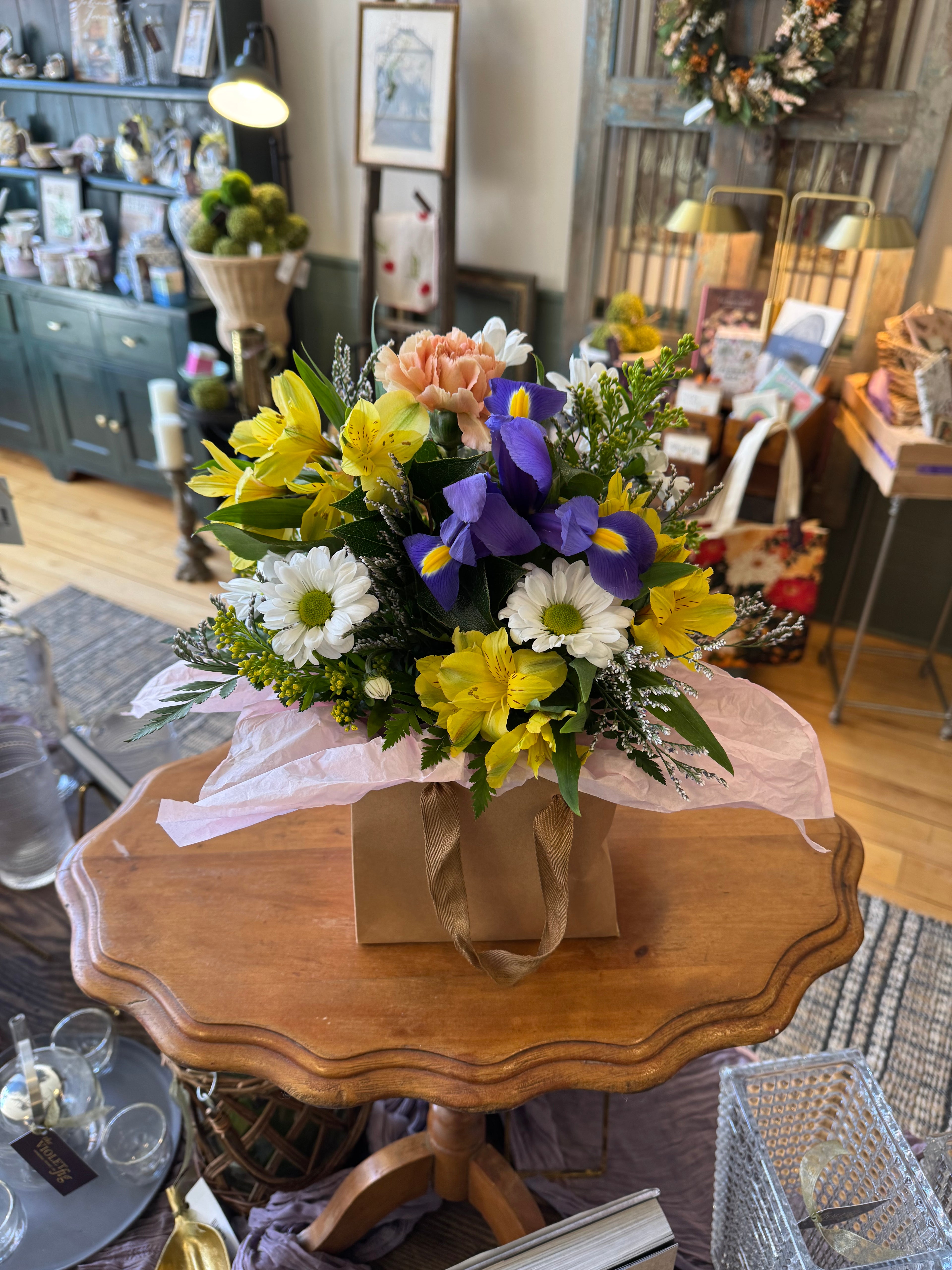 Spring Market Bag Arrangement